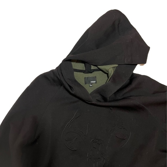 TNA ARITZIA NEOPRENE HOODIE WITH EMBOSSED DETAIL - Picture 3 of 5